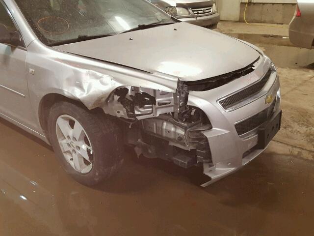 1G1ZG57B18F279323 - 2008 CHEVROLET MALIBU LS 银色 照片 9