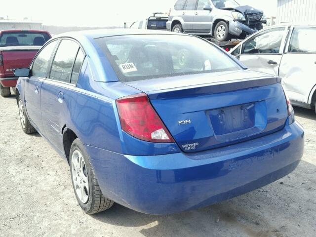 1G8AJ52F35Z123286 - 2005 SATURN ION LEVEL 蓝色 照片 3