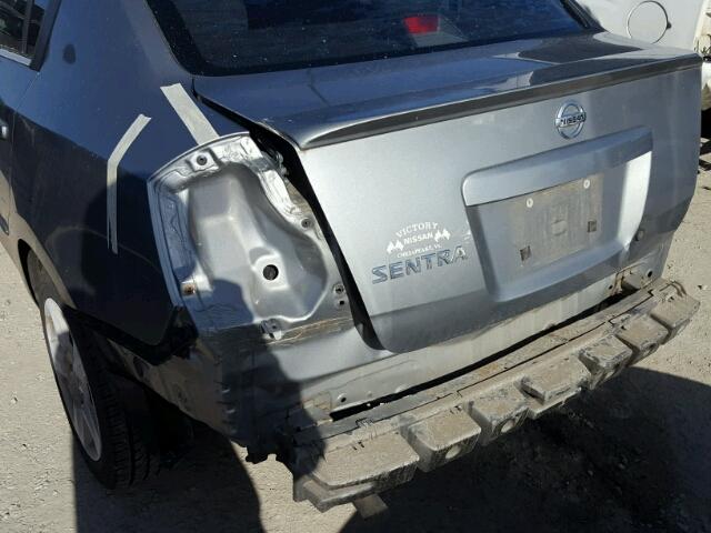 3N1AB61E48L689313 - 2008 NISSAN SENTRA 2.0 GRAY photo 9