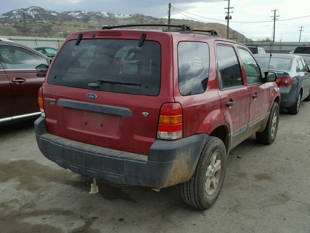 1FMYU93126KC42099 - 2006 FORD ESCAPE XLT RED photo 4