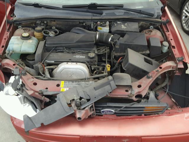1FAFP3435YW123190 - 2000 FORD FOCUS SE RED photo 7