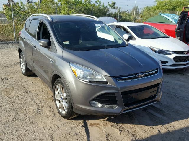 1FMCU9JX3EUD99564 - 2014 FORD ESCAPE TIT GRAY photo 1