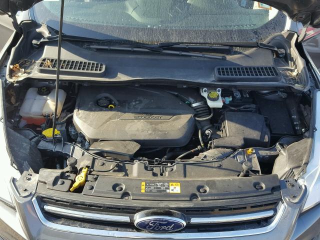 1FMCU9JX3EUD99564 - 2014 FORD ESCAPE TIT GRAY photo 7