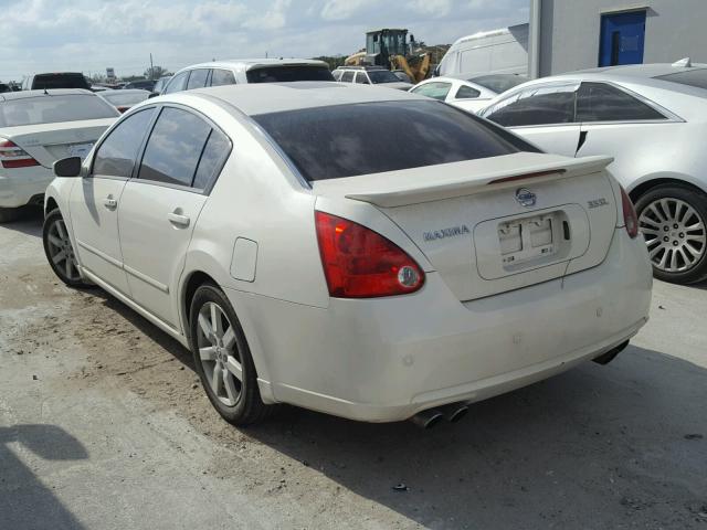 1N4BA41E17C819234 - 2007 NISSAN MAXIMA SE WHITE photo 3