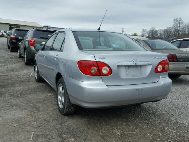 1NXBR32E76Z622438 - 2006 TOYOTA COROLLA CE SILVER photo 3