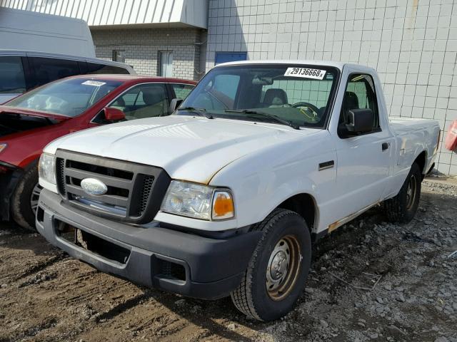 1FTYR10D86PA29716 - 2006 FORD RANGER WHITE photo 2