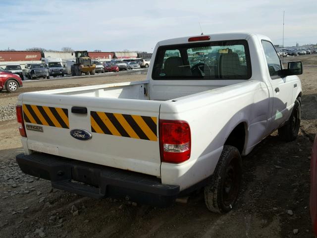 1FTYR10D86PA29716 - 2006 FORD RANGER WHITE photo 4