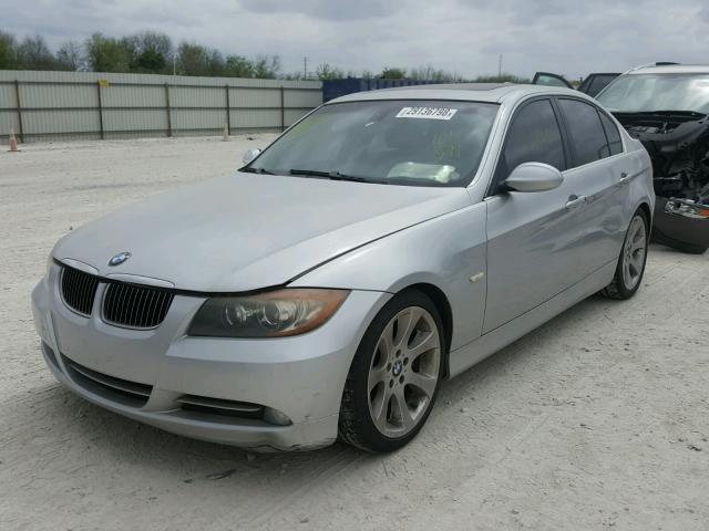 WBAVB73538P101579 - 2008 BMW 335 I SILVER photo 2