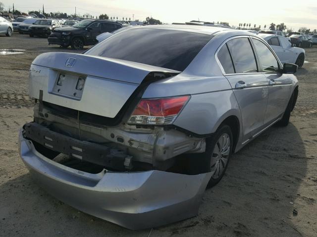 1HGCP2F32AA069677 - 2010 HONDA ACCORD LX SILVER photo 4