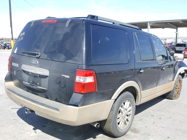 1FMFU17557LA86531 - 2007 FORD EXPEDITION BLACK photo 4