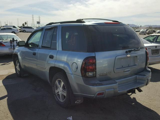 1GNDT13S062340538 - 2006 CHEVROLET TRAILBLAZE BLUE photo 3