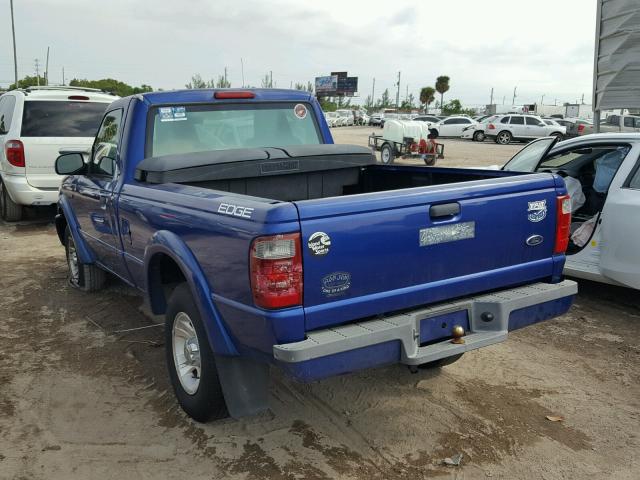 1FTYR10U14PA56642 - 2004 FORD RANGER BLUE photo 3