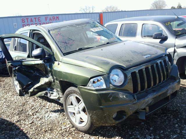 1J8FT47W57D382539 - 2007 JEEP COMPASS GREEN photo 1