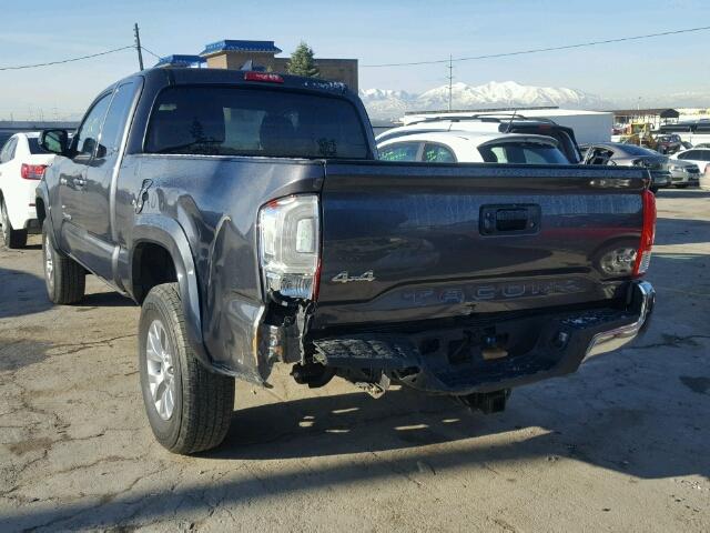 5TFSZ5AN8HX076851 - 2017 TOYOTA TACOMA ACC GRAY photo 3