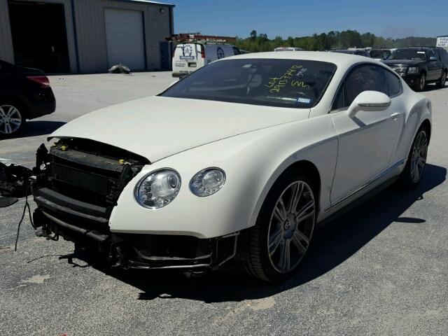 SCBFT7ZA2DC082374 - 2013 BENTLEY CONTINENTA WHITE photo 2