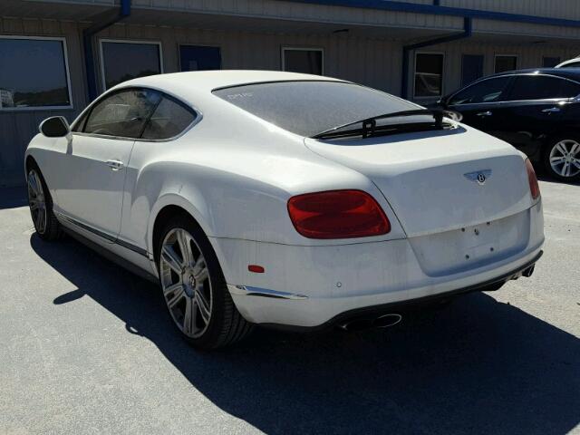 SCBFT7ZA2DC082374 - 2013 BENTLEY CONTINENTA WHITE photo 3