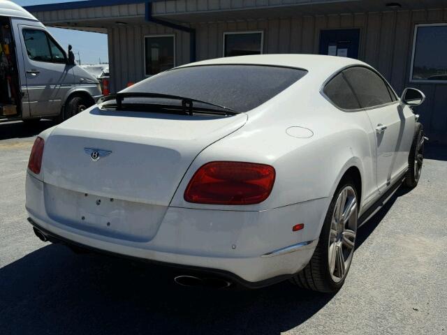 SCBFT7ZA2DC082374 - 2013 BENTLEY CONTINENTA WHITE photo 4