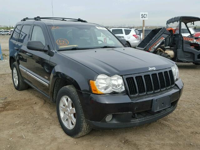 1J8HR48MX8C199911 - 2008 JEEP GRAND CHER BLACK photo 1