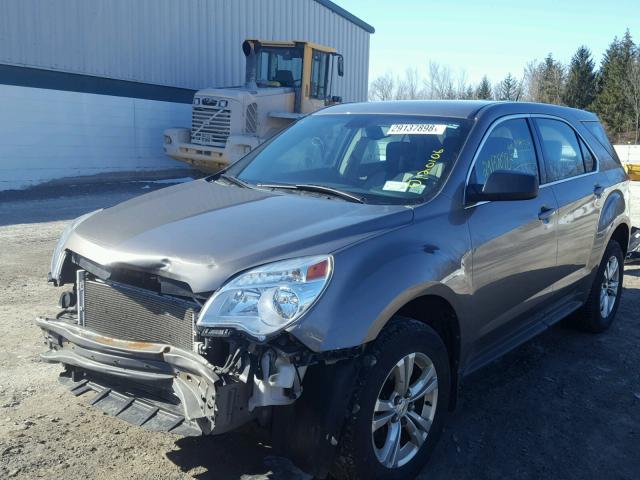 2CNALBEW0A6406286 - 2010 CHEVROLET EQUINOX LS BROWN photo 2