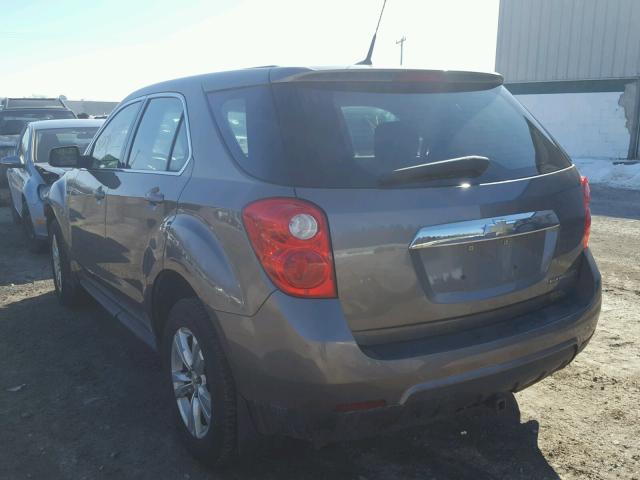 2CNALBEW0A6406286 - 2010 CHEVROLET EQUINOX LS BROWN photo 3