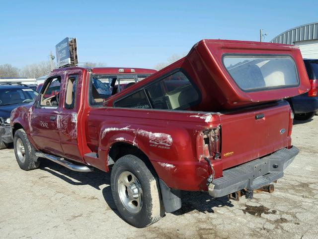 1FTZR15U21PA35534 - 2001 FORD RANGER SUP RED photo 3