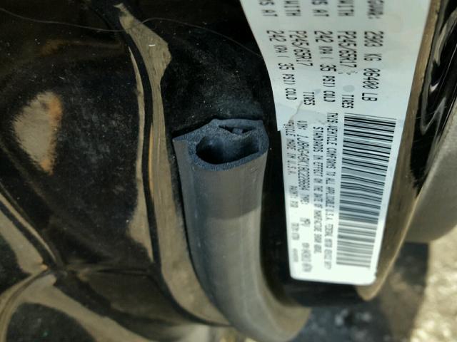 1J8HG48K18C228684 - 2008 JEEP COMMANDER შავი ფოტო 10