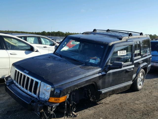 1J8HG48K18C228684 - 2008 JEEP COMMANDER შავი ფოტო 2