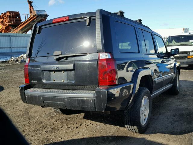 1J8HG48K18C228684 - 2008 JEEP COMMANDER BLACK photo 4