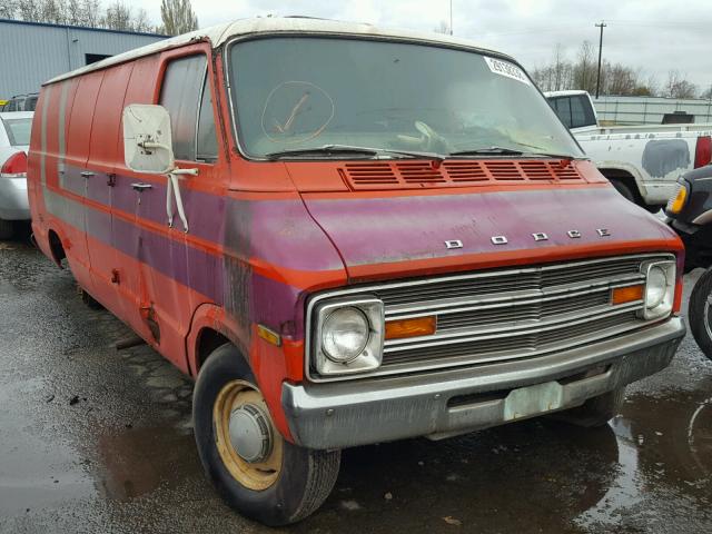 B35BF4X133853 - 1972 DODGE B30 RED photo 1