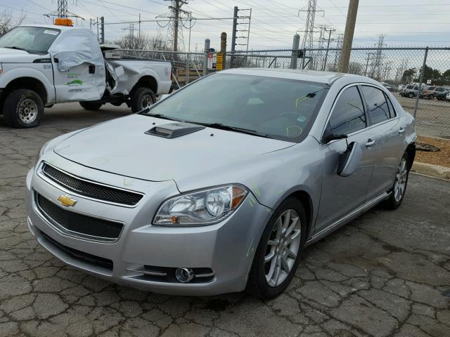 1G1ZE5E13BF243401 - 2011 CHEVROLET MALIBU LTZ ვერცხლისფერი ფოტო 2