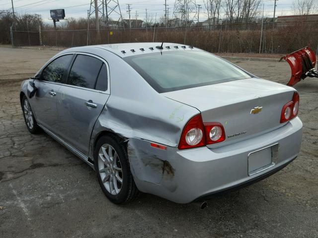 1G1ZE5E13BF243401 - 2011 CHEVROLET MALIBU LTZ SILVER photo 3