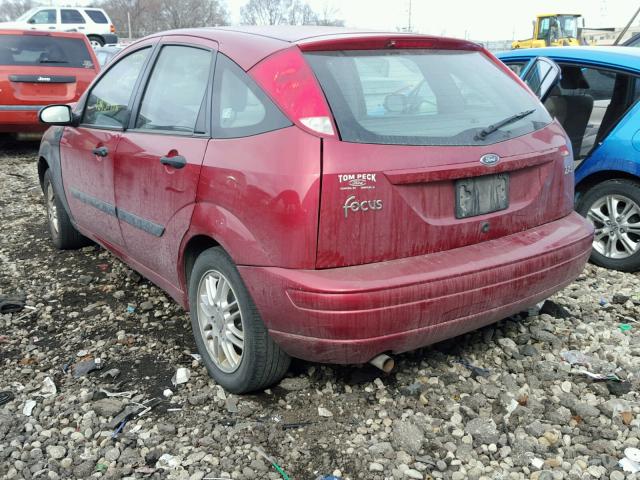 3FAFP37373R127135 - 2003 FORD FOCUS ZX5 RED photo 3