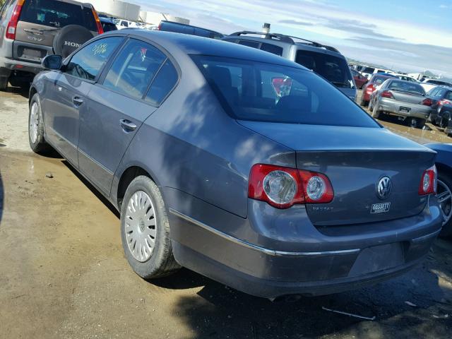 WVWAK73C96E086336 - 2006 VOLKSWAGEN PASSAT 2.0 GRAY photo 3