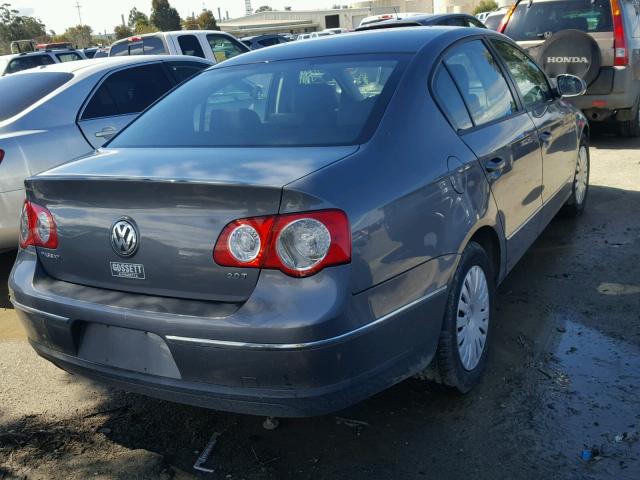 WVWAK73C96E086336 - 2006 VOLKSWAGEN PASSAT 2.0 GRAY photo 4