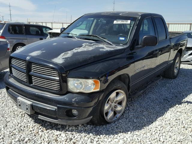 3D7HA18N32G145382 - 2002 DODGE RAM 1500 BLACK photo 2