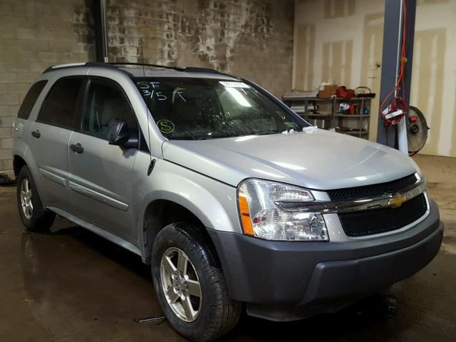 2CNDL13F056011251 - 2005 CHEVROLET EQUINOX LS SILVER photo 1