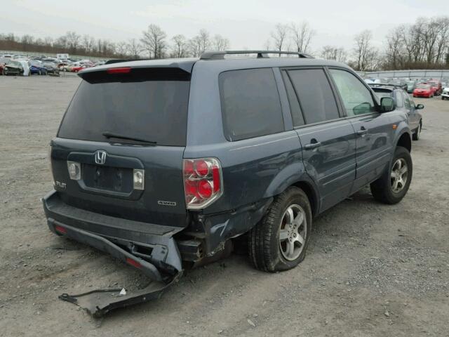 5FNYF18496B026217 - 2006 HONDA PILOT EX GRAY photo 4