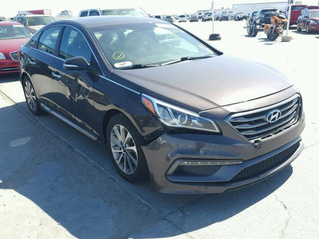 5NPE34AF5GH419062 - 2016 HYUNDAI SONATA SPO GRAY photo 1