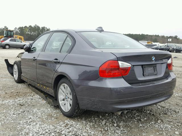 WBAVA33517KX79786 - 2007 BMW 328 I GRAY photo 3