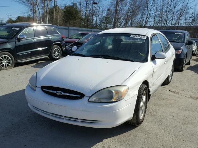 1FAFP55202G264798 - 2002 FORD TAURUS SES WHITE photo 2