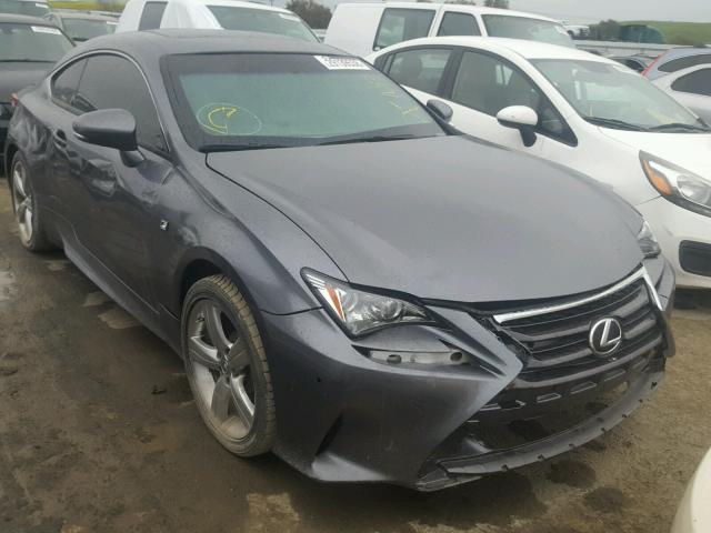 JTHHE5BC6H5016824 - 2017 LEXUS RC 350 GRAY photo 1