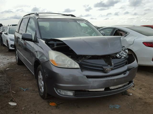 5TDZA22C35S258279 - 2005 TOYOTA SIENNA XLE GRAY photo 1