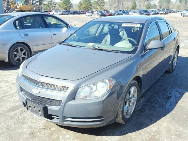 1G1ZH57B99F143861 - 2009 CHEVROLET MALIBU 1LT GRAY photo 2