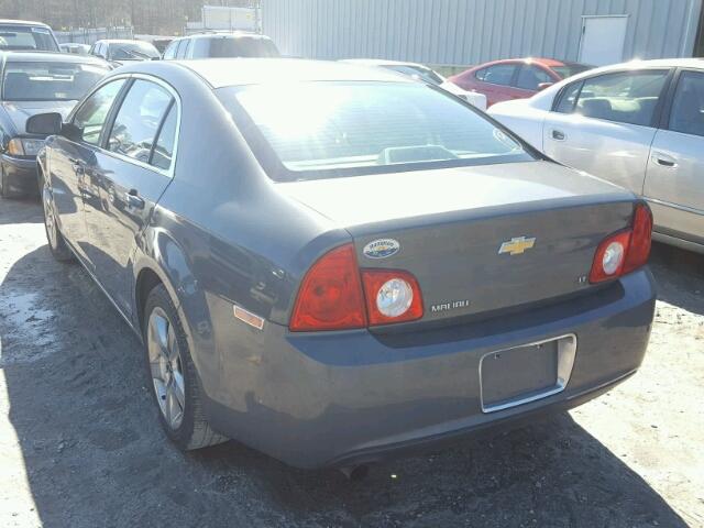 1G1ZH57B99F143861 - 2009 CHEVROLET MALIBU 1LT GRAY photo 3