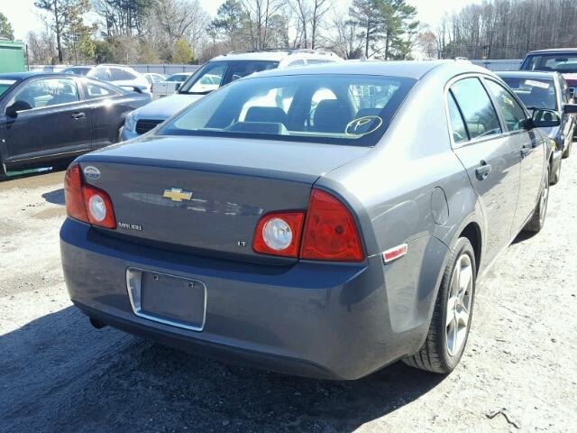 1G1ZH57B99F143861 - 2009 CHEVROLET MALIBU 1LT GRAY photo 4