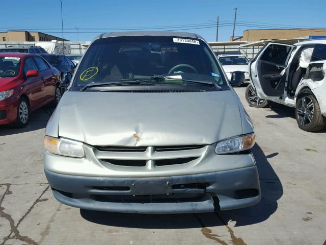 2B4FP25B3YR787178 - 2000 DODGE CARAVAN TAN photo 9