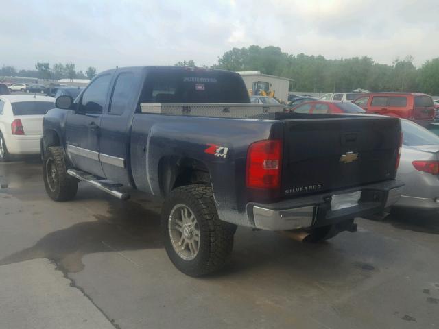 2GCEK19J781212816 - 2008 CHEVROLET SILVERADO BLUE photo 3