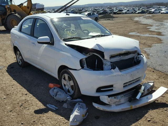 KL1TD5DE5BB142217 - 2011 CHEVROLET AVEO LS WHITE photo 1