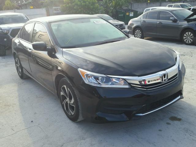 1HGCR2F35GA211491 - 2016 HONDA ACCORD LX BLACK photo 1