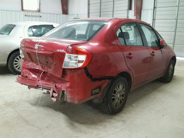 JS2YC5A32C6300663 - 2012 SUZUKI SX4 LE RED photo 4